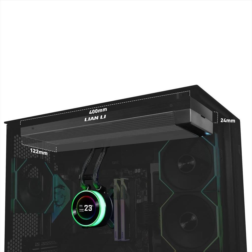 COOLERS CPU AIO LIAN LI HydroShift II LCD 360N ARGB, 3x120mm ARGB fans, LCD-C Display 2.1" IPS, Black, GHS2LCD36B
