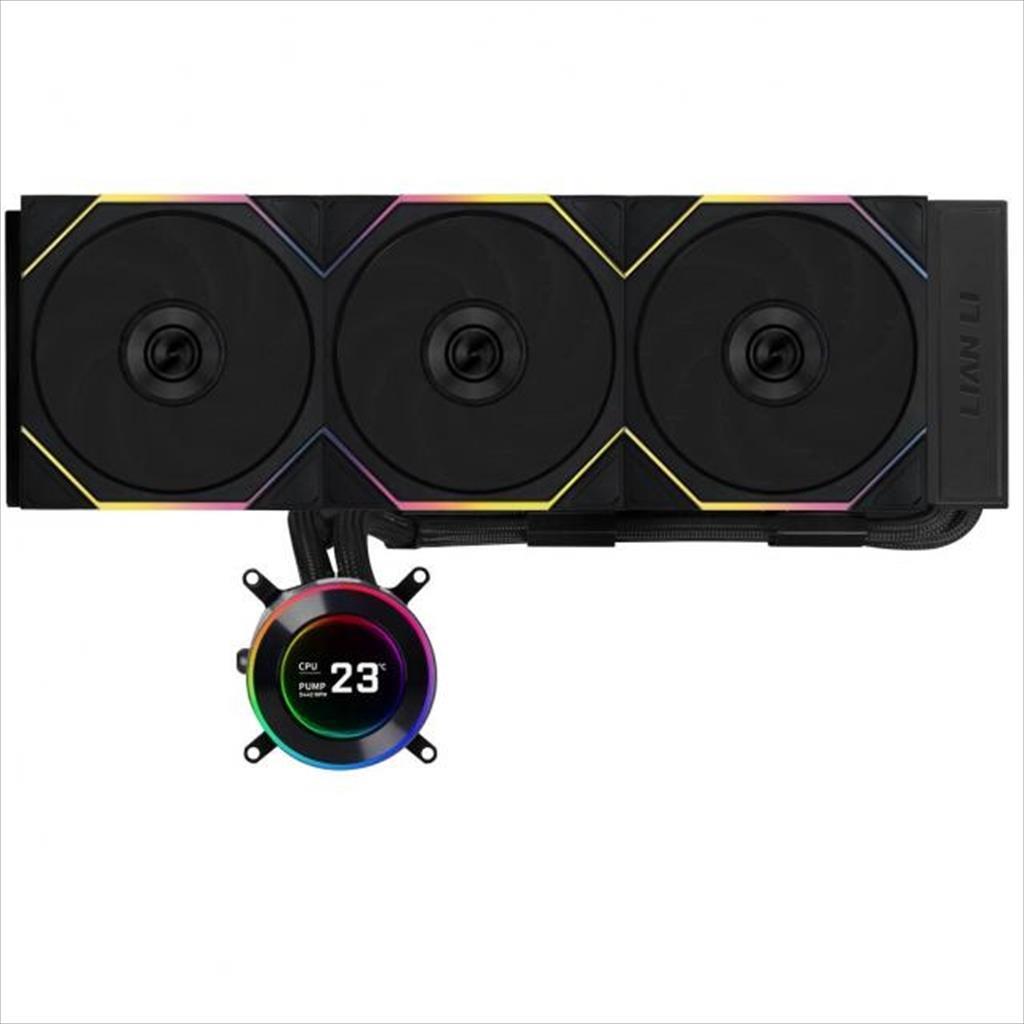 COOLERS CPU AIO LIAN LI HydroShift II LCD-C 360TL ARGB, 3x120mm ARGB fans, LCD Display 2.1" IPS, Black, GHS2LCD36TB
