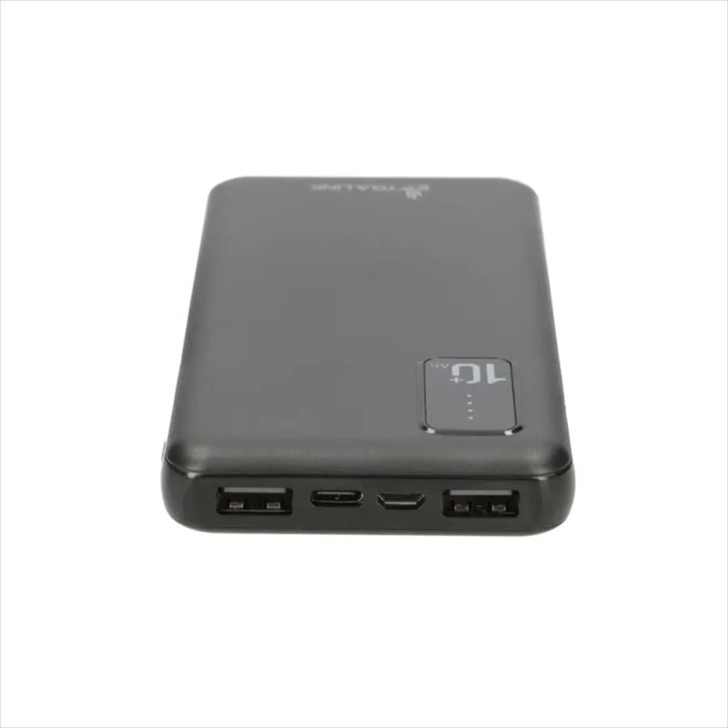 POWER BANK EXTRALINK EPB-098B 10000mAh w/LED indicator, Dual input (Micro-USB, USB-C) /output( 2xUSB-A),Black