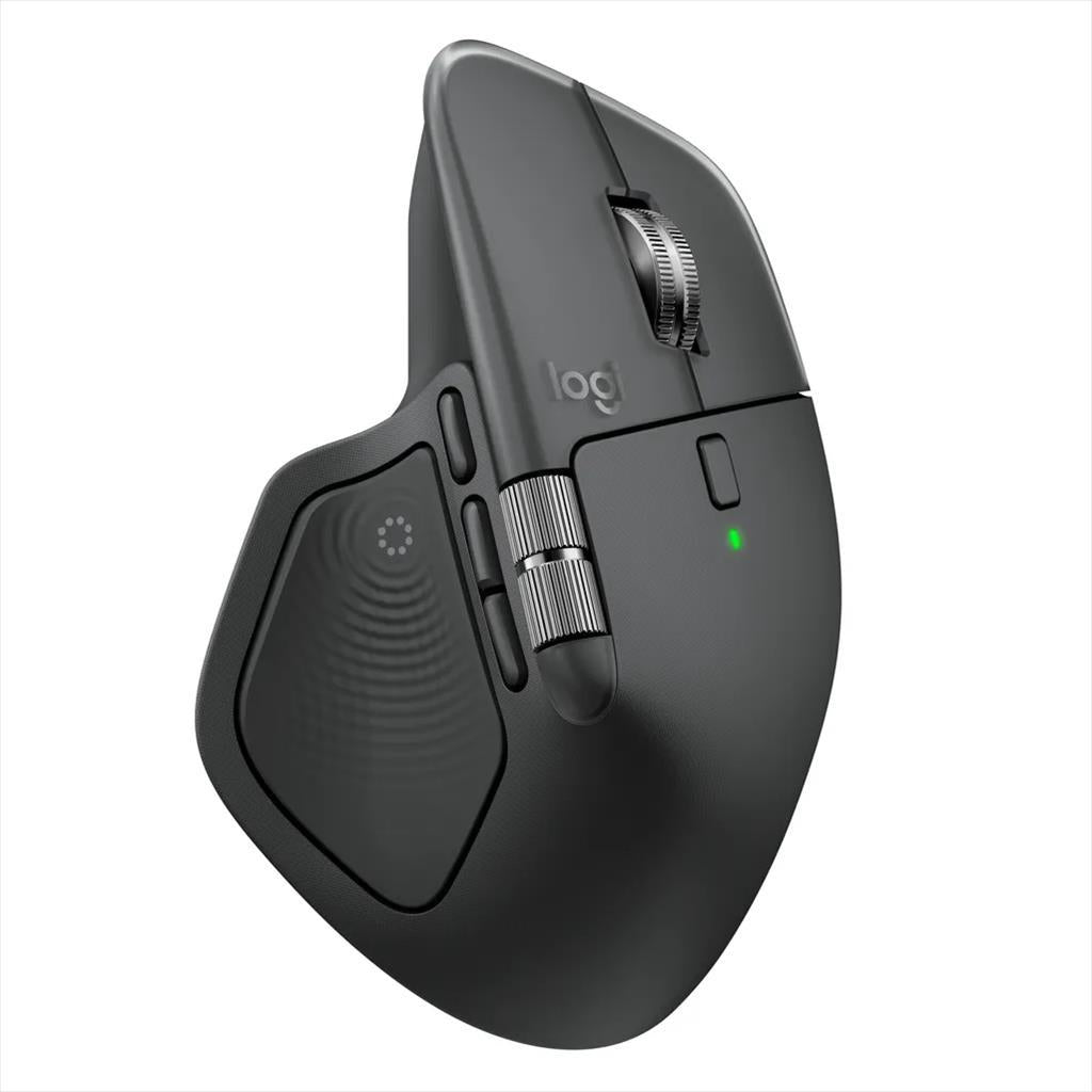 MOUSE WIRELESS USB LOGITECH MX Master 4 w/Bluetooth Multi-device, graphite, Bolt, 910-007562