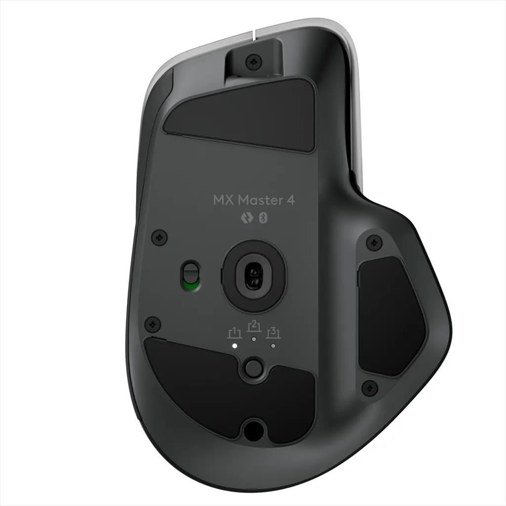 MOUSE WIRELESS USB LOGITECH MX Master 4 w/Bluetooth Multi-device, graphite, Bolt, 910-007562