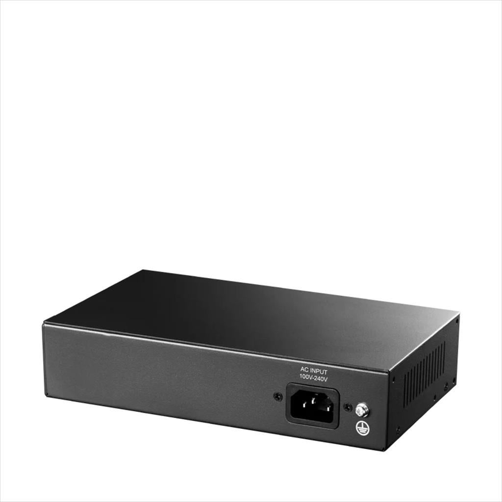 NET Switch CUDY 8-port 10/100M, FS1010PG 8X POE+ 2X GIGABIT UPLINK 120W,  FS1010PG STEEL CASE, BLACK,