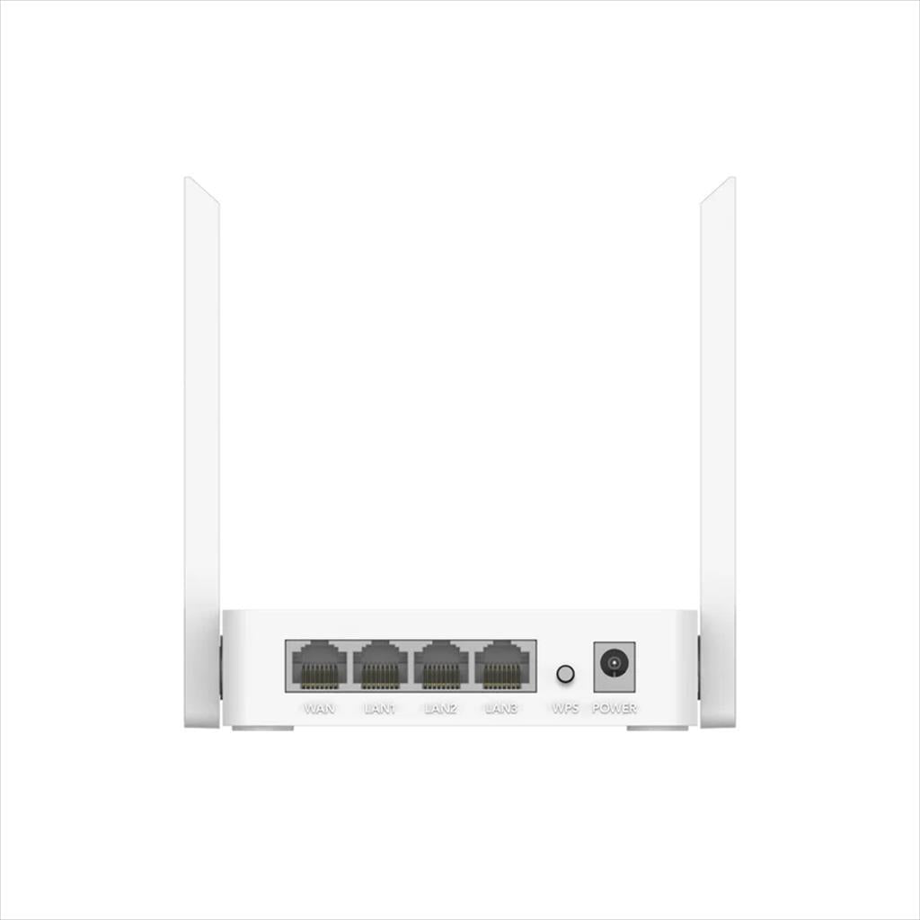 NET ROUTER WIRELESS DUAL BAND Wi-Fi 6 N300 CUDY WR300, 300Mbps, w/4 antennas,  4x LAN 10/100 ports, 2x5dBi antennas fixed