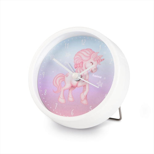 CLOCK HAMA MAGICAL UNICORN KIDS SMALL ALARM CLOCK,186430