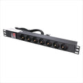 CABLES POWER EXTENSION EXTRALINK FOR RACK 19" 1U,  2m, 7xSHUKO, w/ON/OFF switch, EX.12967