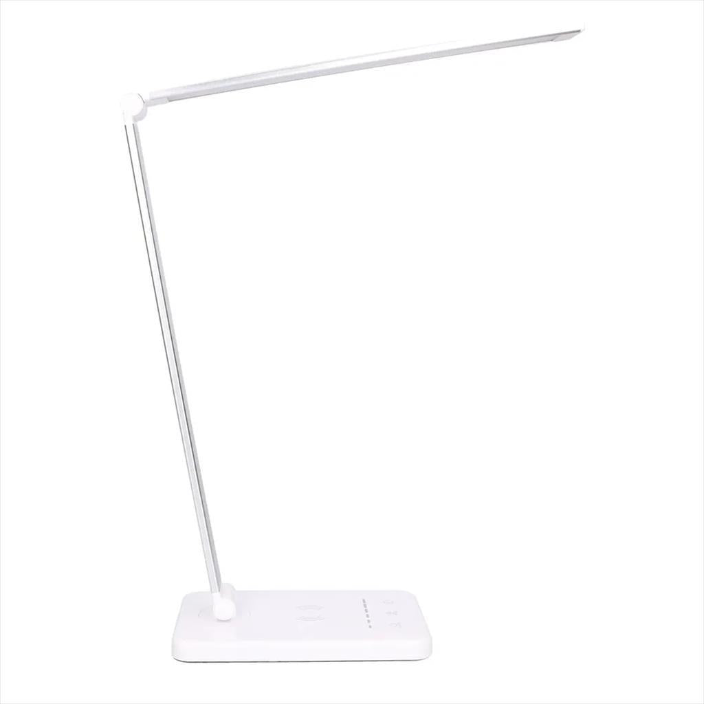 LED LIGHT EXTRALINK SMART LIFE DESK LAMP (5 light profiles) w/wireless charger WHITE