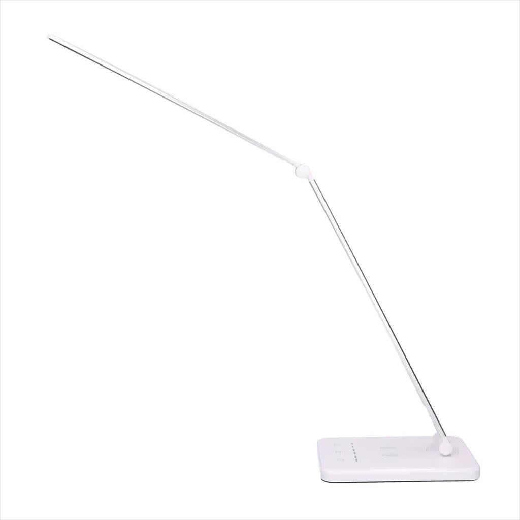 LED LIGHT EXTRALINK SMART LIFE DESK LAMP (5 light profiles) w/wireless charger WHITE