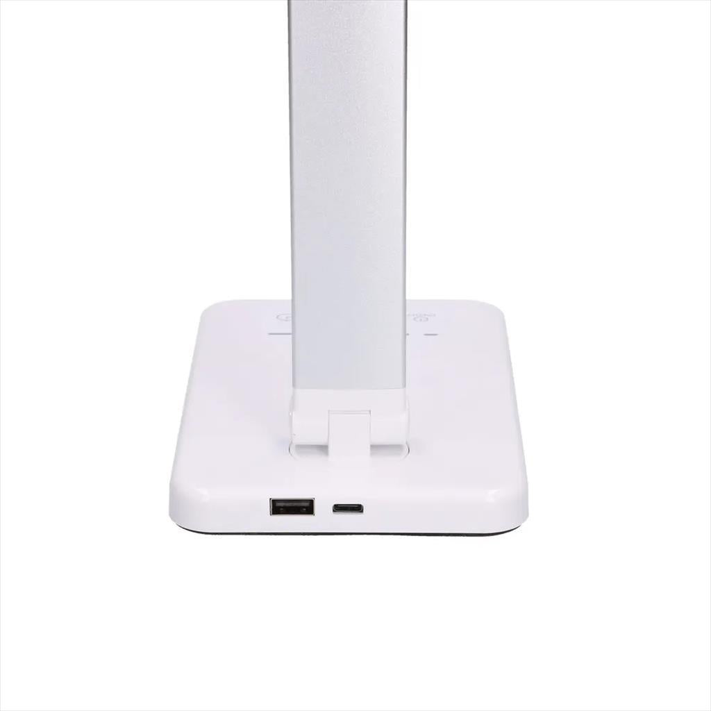 LED LIGHT EXTRALINK SMART LIFE DESK LAMP (5 light profiles) w/wireless charger WHITE