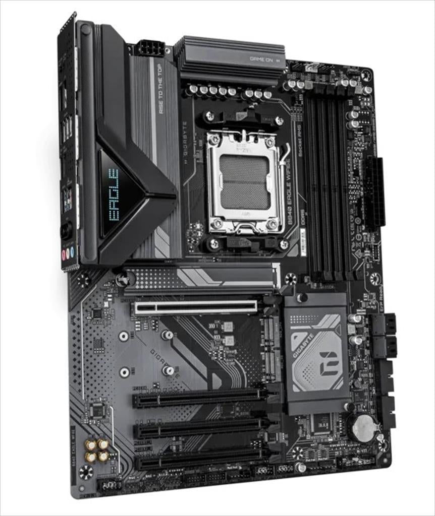 MB AM5 B840 EAGLE WIFI6E GIGABYTE 4xDDR5 8200Mhz (O.C), HDMI, DP, 1x PCI-Ex16 4.0,2x PCI-Ex4 3.0,1x PCI-Ex1 3.0 3xM.2,4xSATA3, 2.5G LAN, Wi-Fi 6E,BT 5.3