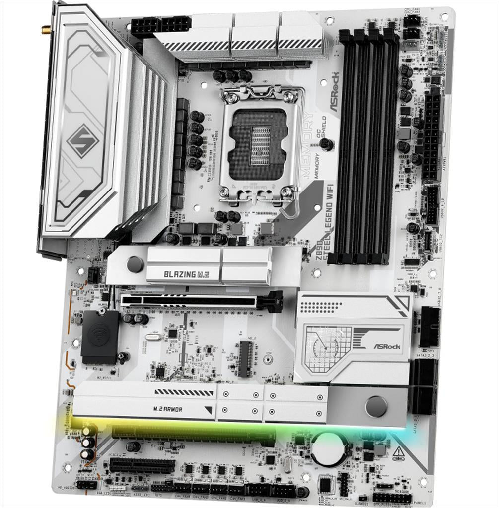 MB 1851 Z890 STEEL LEGEND WIFI ASROCK, 4xDDR5 9466MHz, PCIex16 5.0, 2xPCIex4 4.0, 4xM.2 , 4xSATAIII, HDMI, 2xThunderbolt 4, 2.5G LAN, Wi-Fi 7, BT 5.4, 90-MXBPF0-A0UAYZ