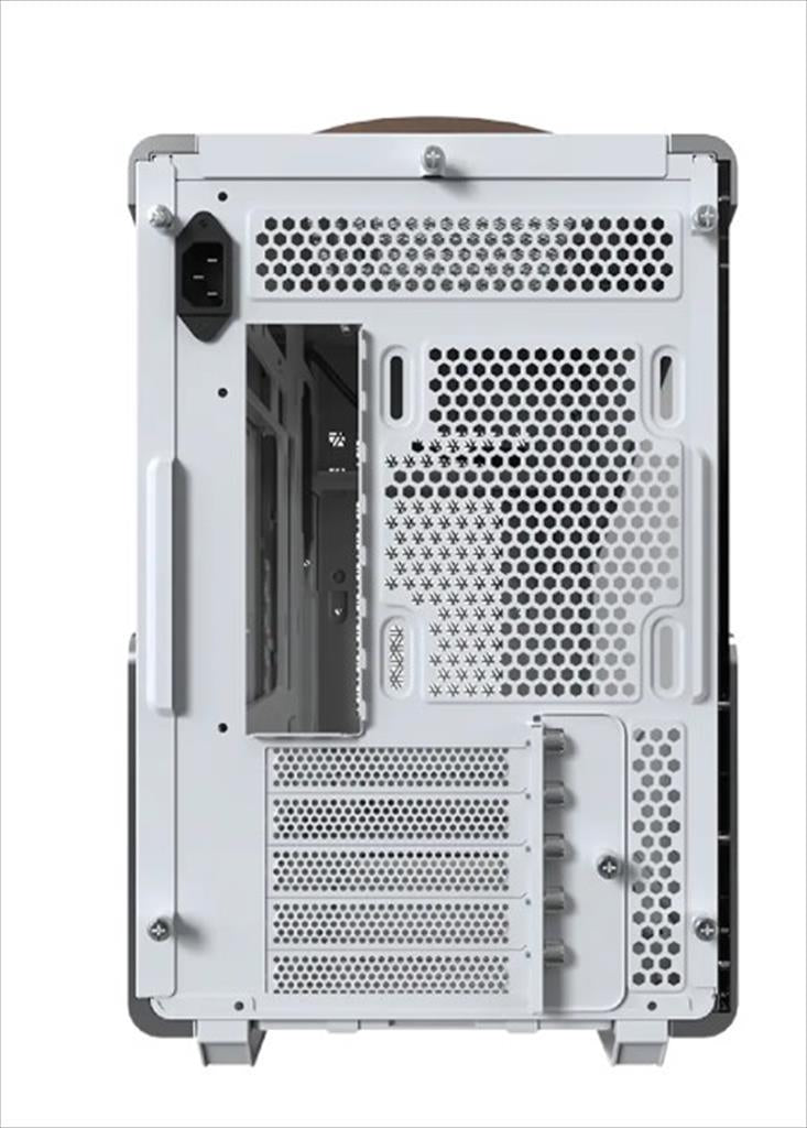 CASE MONTECH mATX HERITAGE w/ Tempered glass & Eco leather Finish, White