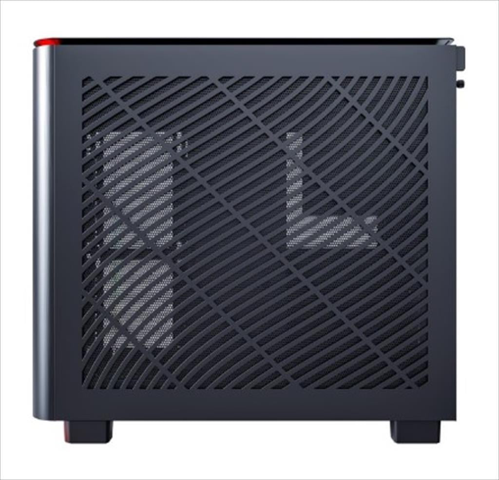 CASE MONTECH ATX Mid-Tower KING 95, x2 Tempered glass (one curved) + mesh Option, with ARGB Stripe, Black, KING95B