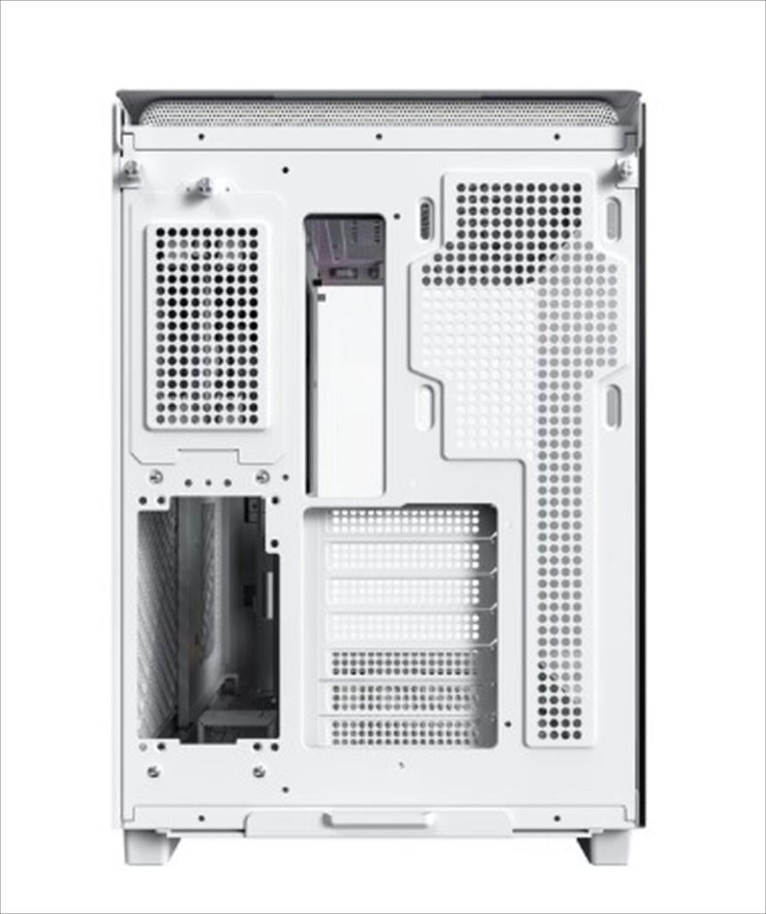 CASE MONTECH ATX Mid-Tower KING 95, x2 Tempered glass (one curved) + mesh Option, with ARGB Stripe, White, KING95W