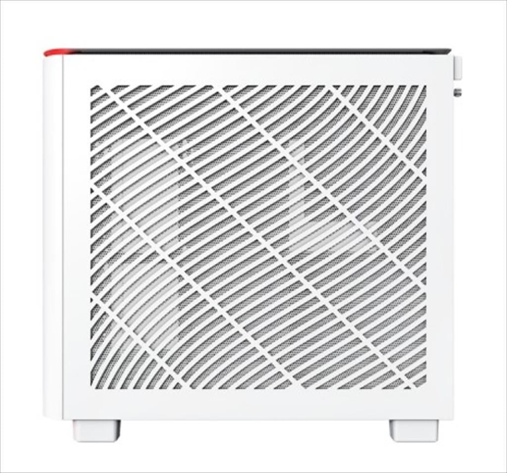 CASE MONTECH ATX Mid-Tower KING 95, x2 Tempered glass (one curved) + mesh Option, with ARGB Stripe, White, KING95W