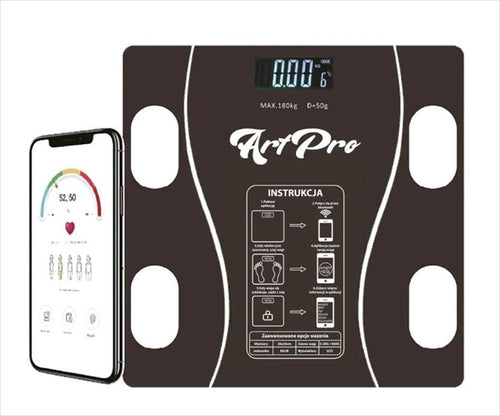 CE SMART MI SCALE EXTRALINK, LED Display, Bluetooth, Black