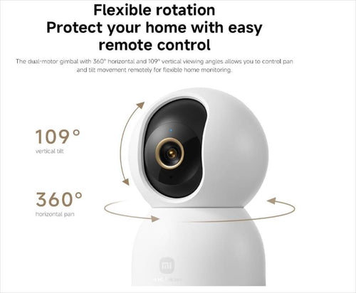 CAMERA XIAOMI MI HOME C701 360°,4K Ultra HD (3840x2160),WIFI6