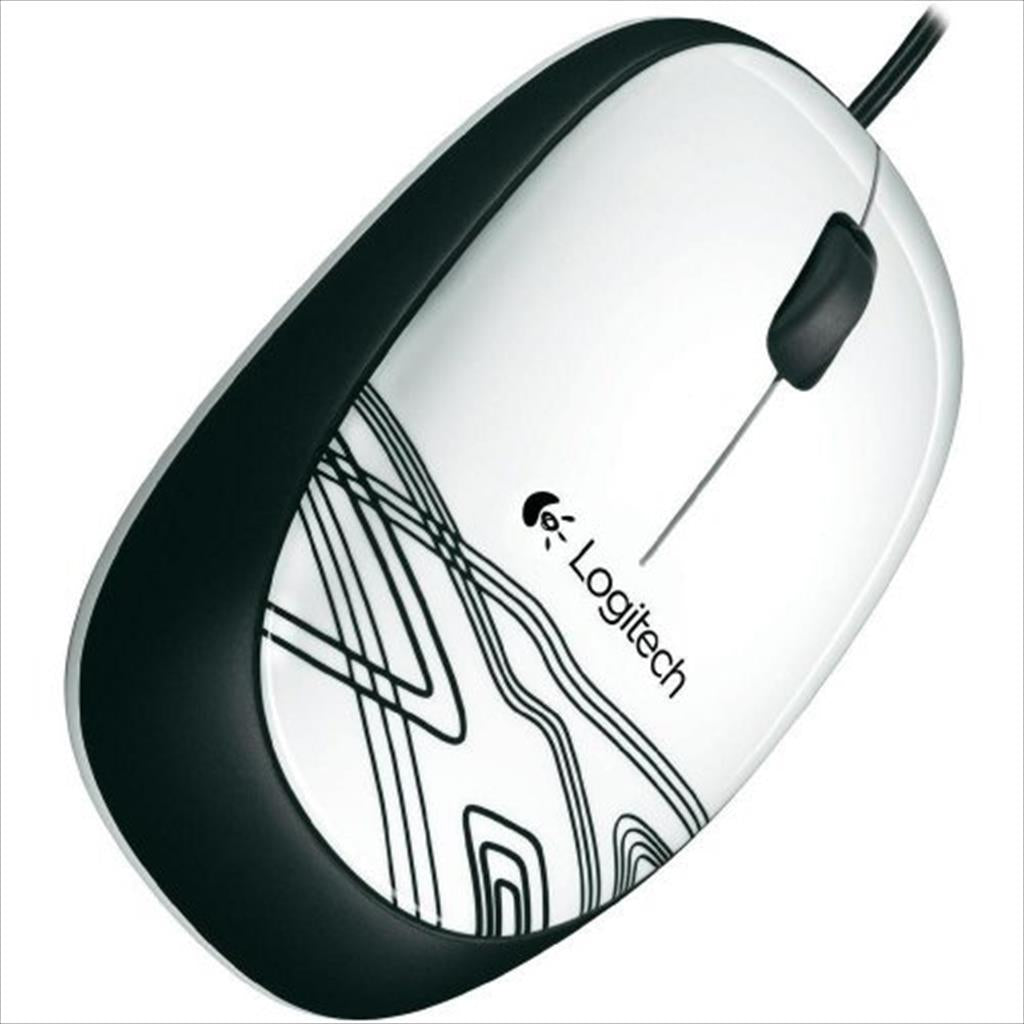 MOUSE WIRED USB LOGITECH M105 White, 910-002941