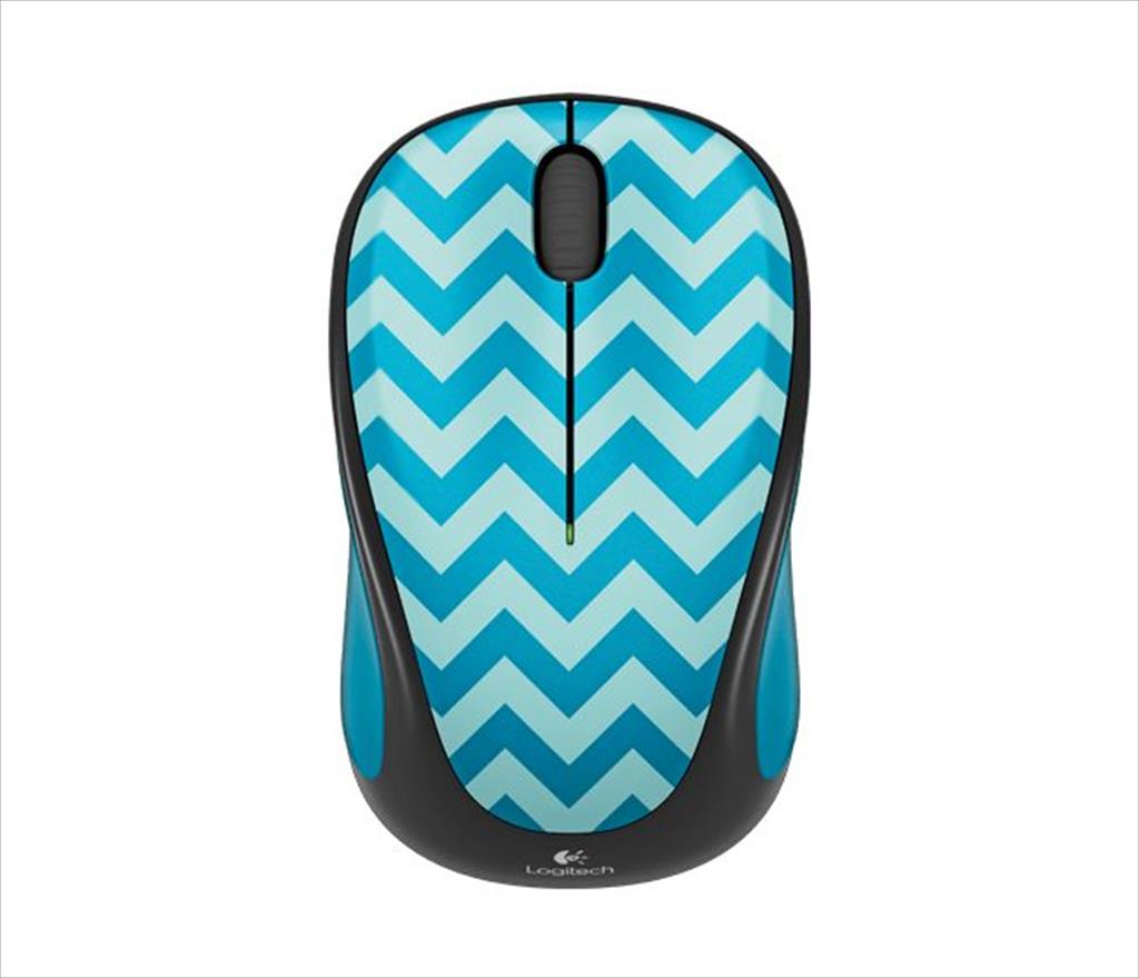 MOUSE WIRELESS USB LOGITECH M238 Play Collection - TEAL CHEVRON, Unify ready, 910-004520