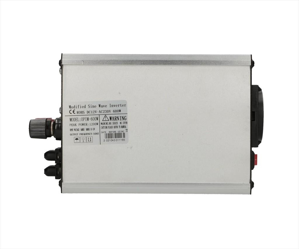 CAR POWER VOLTAGE CONVERTER EXTRALINK OPIM-600W 12V>230V, 600W, w/USB