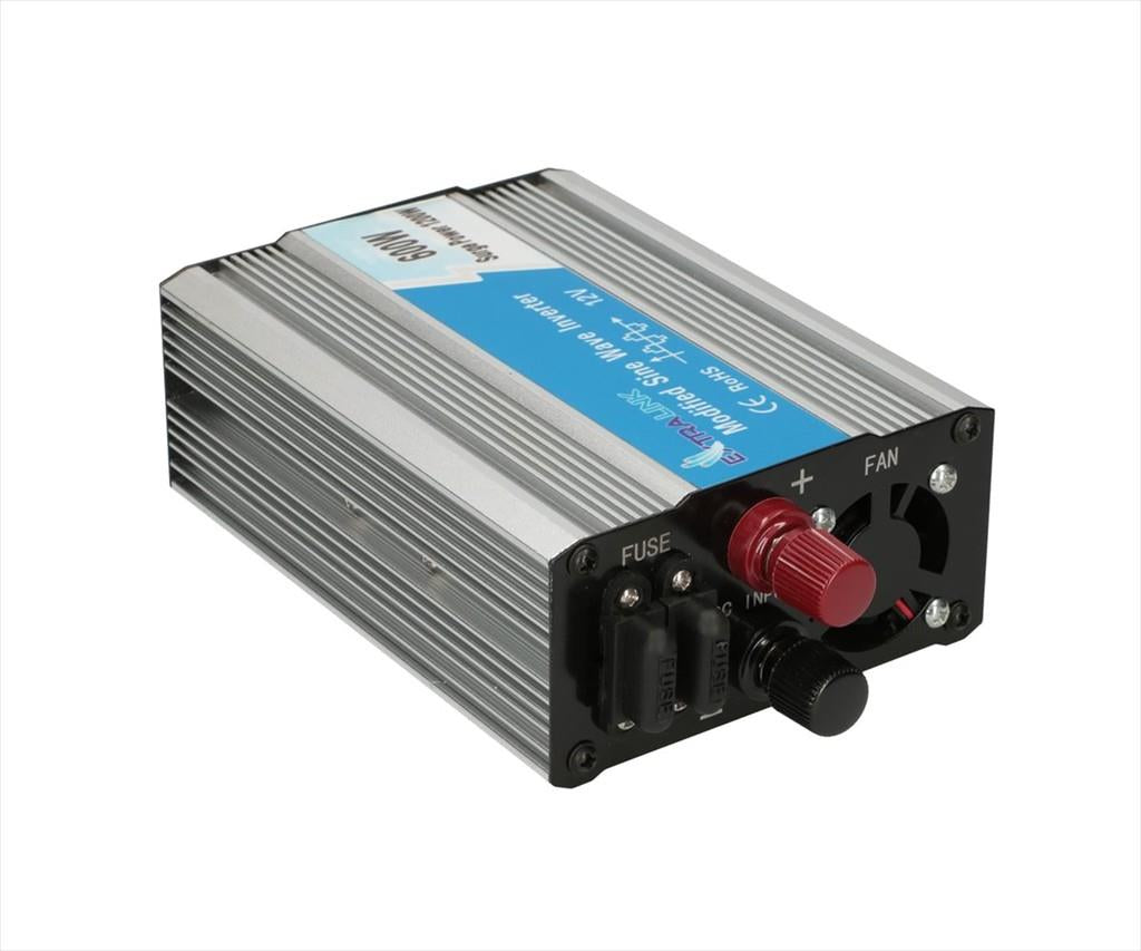 CAR POWER VOLTAGE CONVERTER EXTRALINK OPIM-600W 12V>230V, 600W, w/USB
