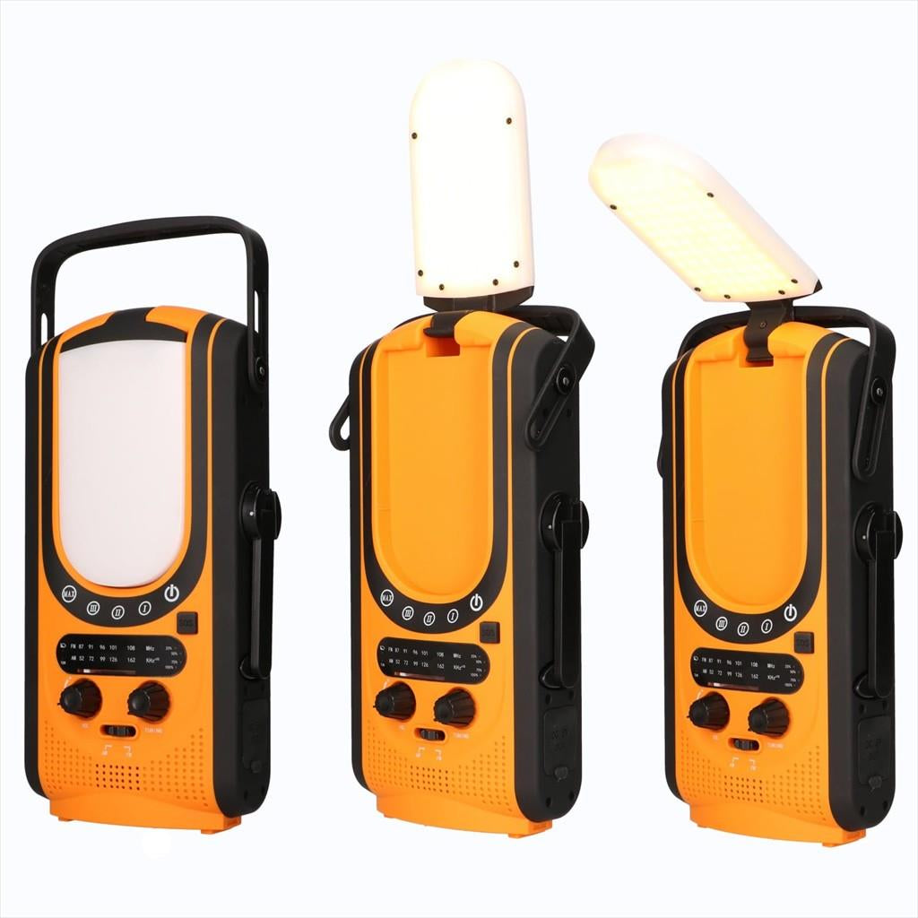 RADIO EXTRALINK SOLAR w/hand crank/dynamo, powerbank & SOS flashlight