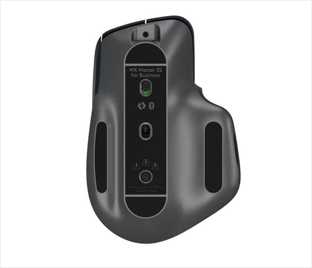 MOUSE WIRELESS USB LOGITECH MX Master 3S BUSINESS w/Bluetooth Multi-device, graphite, Logi Bolt, 910-006582