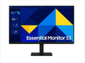 MONITOR 27" SAMSUNG ESSENTIAL S3 S27D304GAU, 100Hz, FULLHD (1920x1080), IPS, HDMI, VGA, Black