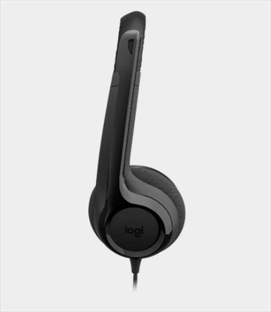 HEADPHONES LOGITECH H390 USB TYPE-C Black w/Microphone 981-001576