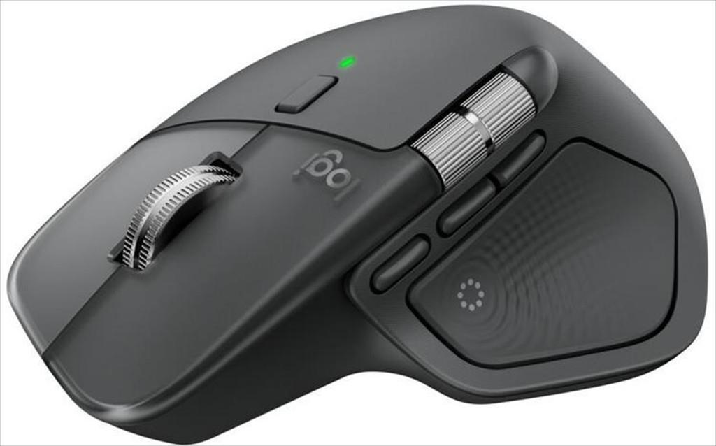 MOUSE WIRELESS USB LOGITECH MX Master 4 for Business w/Bluetooth Multi-device, graphite, Bolt, 910-007617