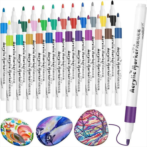 ACRYLIC MARKER SET EXTRALINK (24 colors)