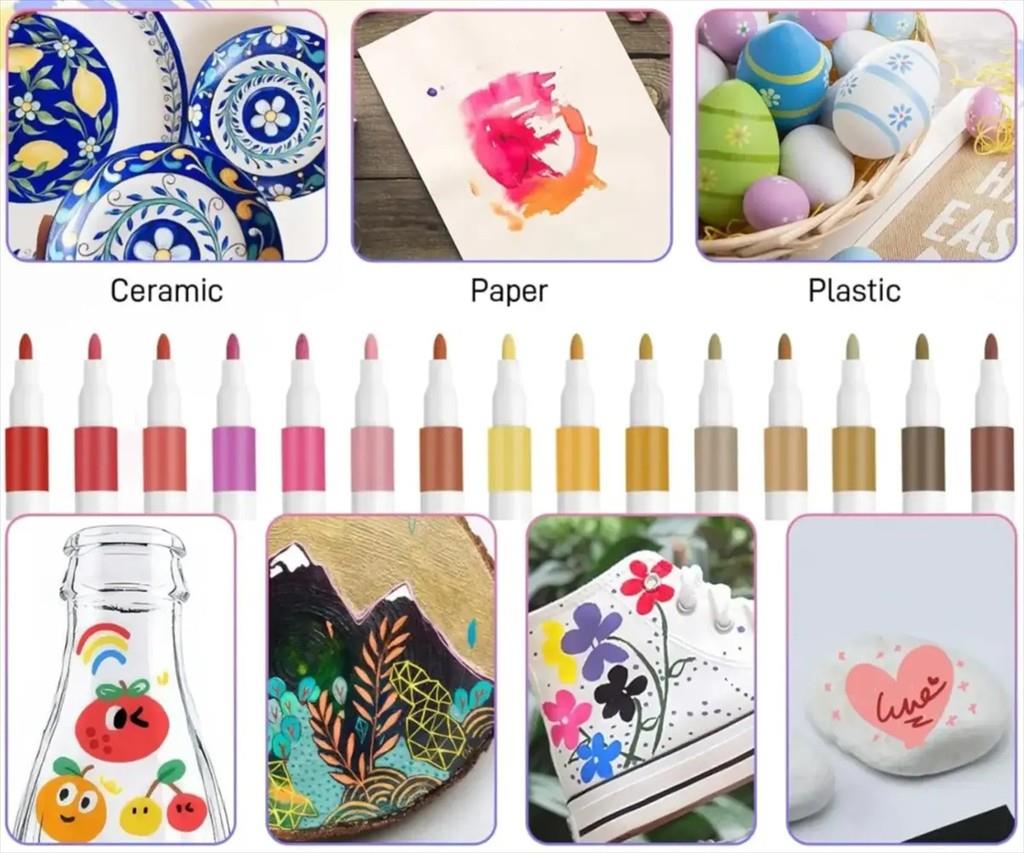 ACRYLIC MARKER SET EXTRALINK (24 colors)
