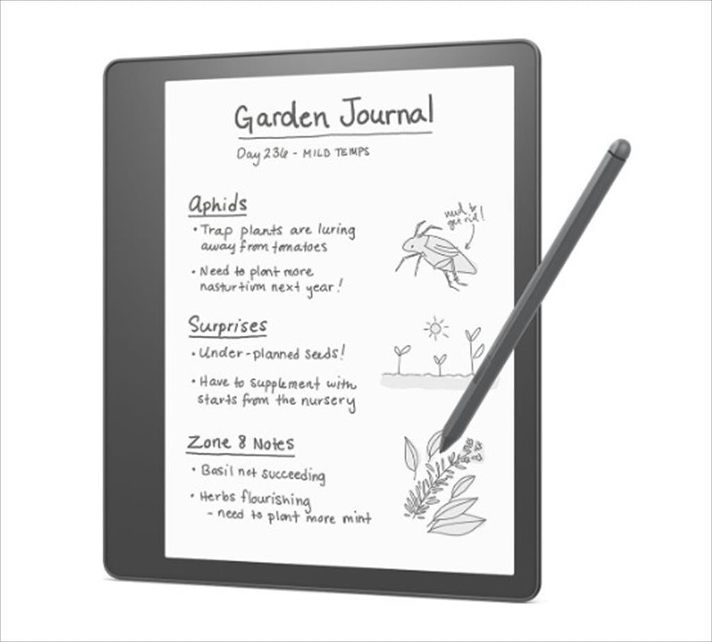 TABLET AMAZON KINDLE SCRIBE 2022 10,2" 16GB, Gray, w/Basic Pen and Digital Notebook, B09BS5XWNS