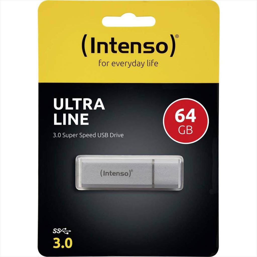 USB Flash Drive 3.2 Gen1 64GB INTENSO ULTRA LINE, Silver, 3531490