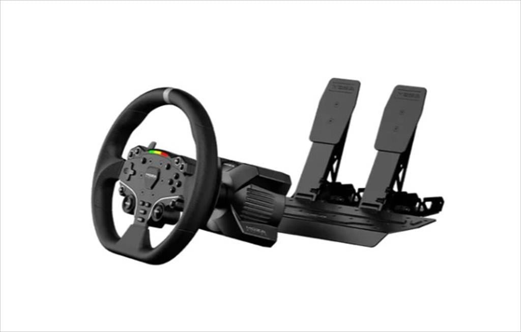 GAME WHEEL MOZA R3 BUNDLE ; R3 Base+ES Wheel+SR-P Lite Pedals+ R3 Table Clamp for PC, RS074