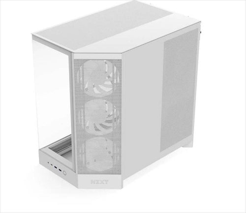 CASE NZXT ATX Mid-Tower H9 FLOW RGB (2025) w/2xWINDOWS + Top MESH, F420 RGB Core single-frame fan,F120Q (CV) fan, USB-C 3.2, 2xUSB-A 3.2, White CM-H92FW-R1