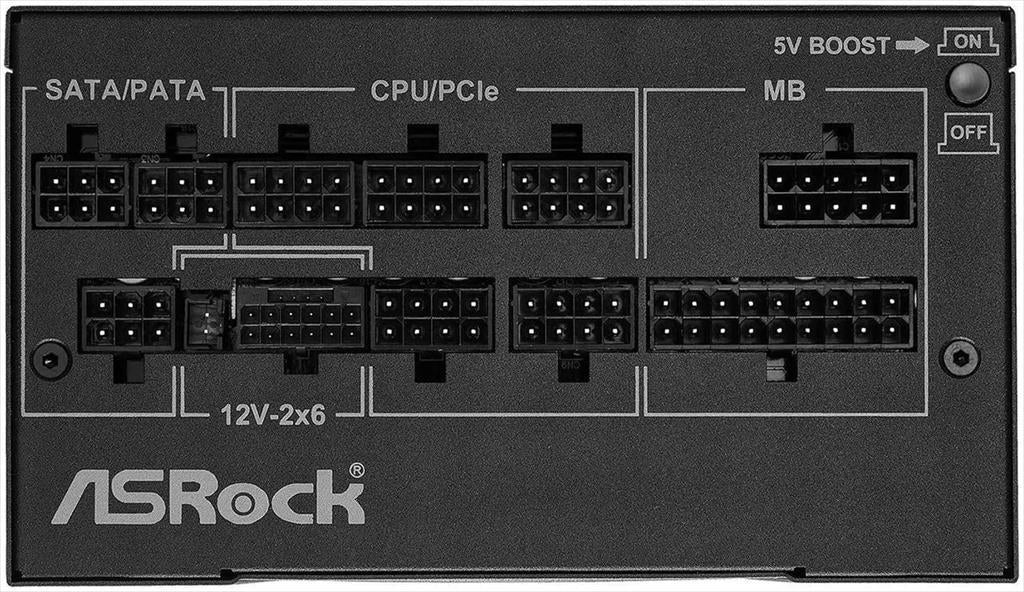 PSU 1000W ASROCK Phantom Gaming 80+ GOLD ATX 3.1& PCIe5.1,FULL-MODULAR, PG-1000G