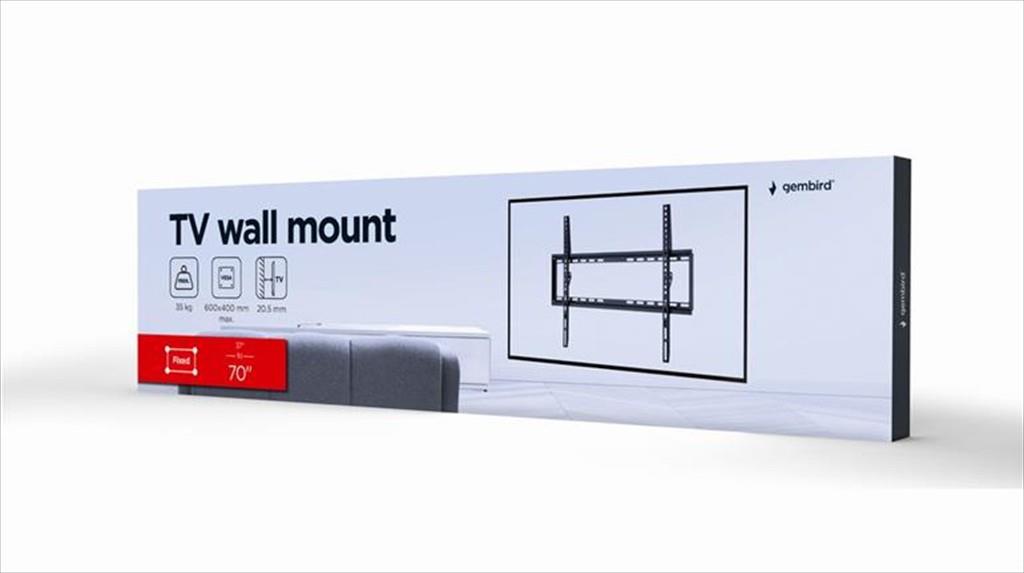 TV WALL MOUNT 37-70" 40kg  GEMBIRD, Fixed, WM-70F-03