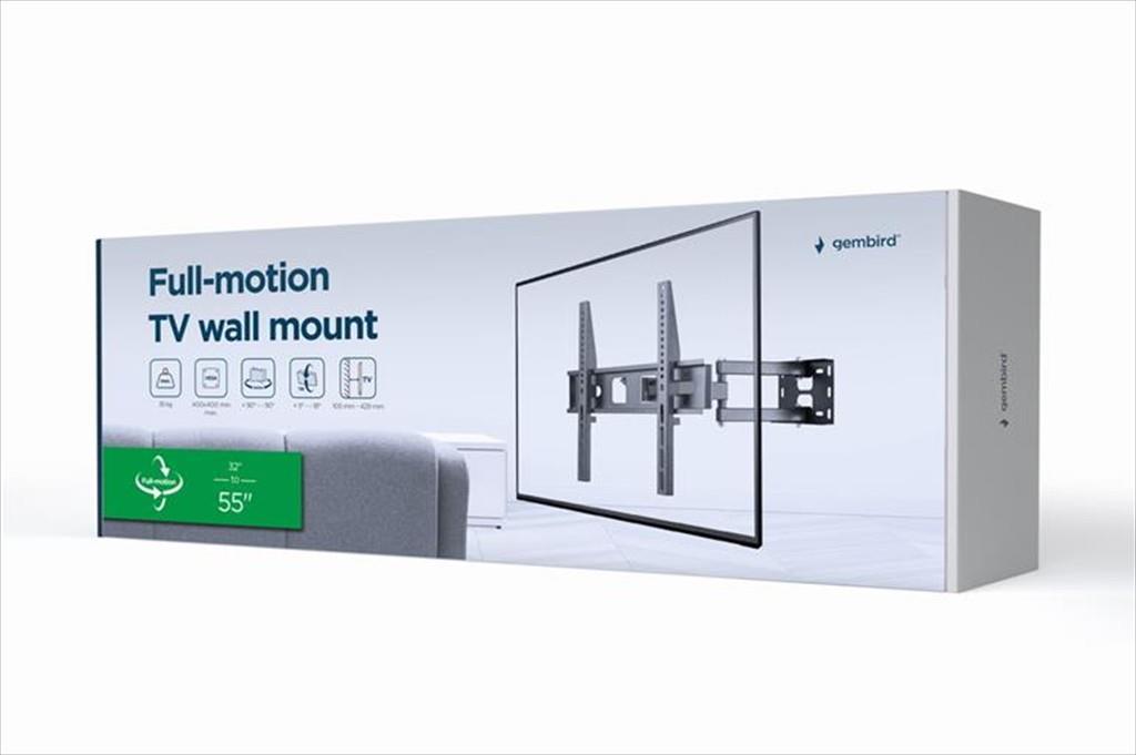 TV WALL MOUNT 23-55" 35kg  GEMBIRD, Full Moution, WM-55ST-03