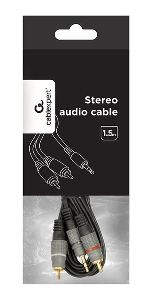 CABLES AUDIO CABLEXPERT 3.5mm TO 2x RCA M/M 1,5M CCA-352-1.5M