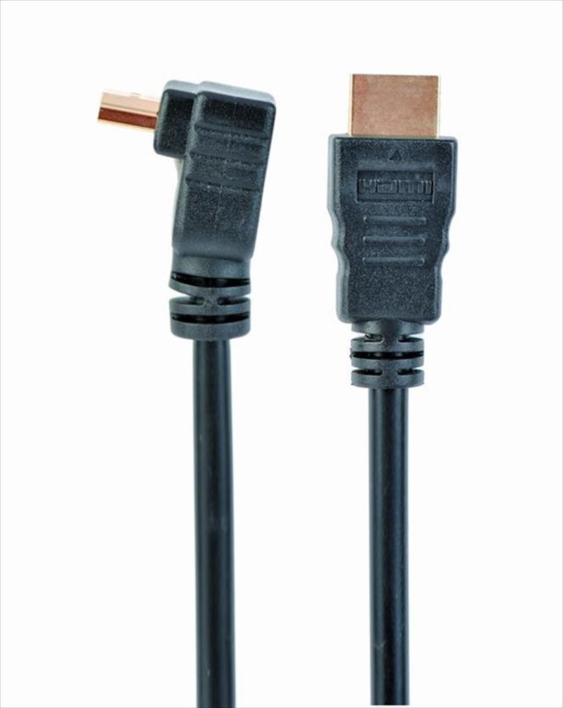 CABLES MONITOR HDMI M-M 1.8m w/90 degrees angled connector CABLEXPERT CC-HDMI490-6