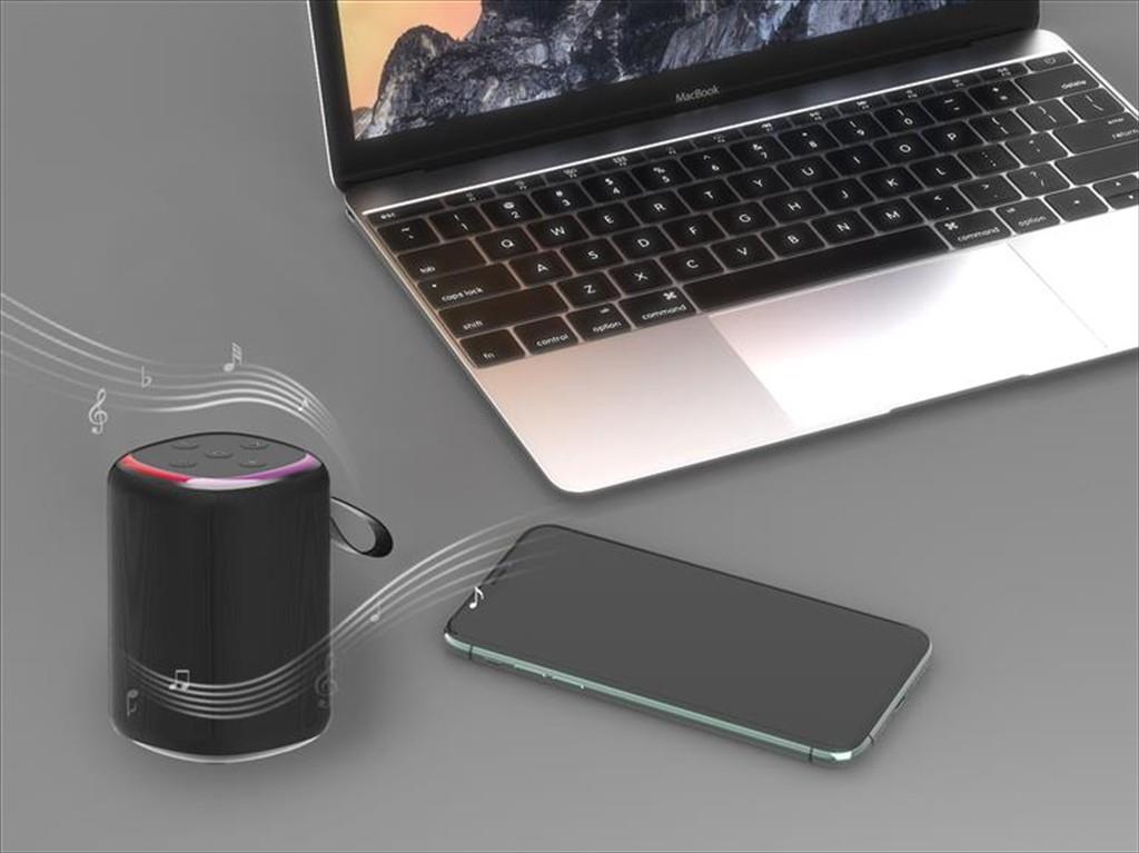 SPEAKERS BLUETOOTH GEMBIRD SPEAKER LED, 3W, USB Type-C, SPK-BT-LED-08S