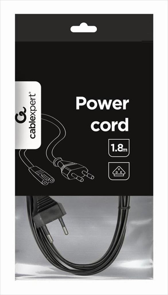 CABLES POWER 2-Prong, 1.8m, GEMBIRD, PC-184-VDE