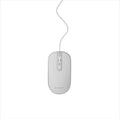 MOUSE WIRED USB GEMBIRD, 1200DPI, white/silver, MUS-4B-06-WS