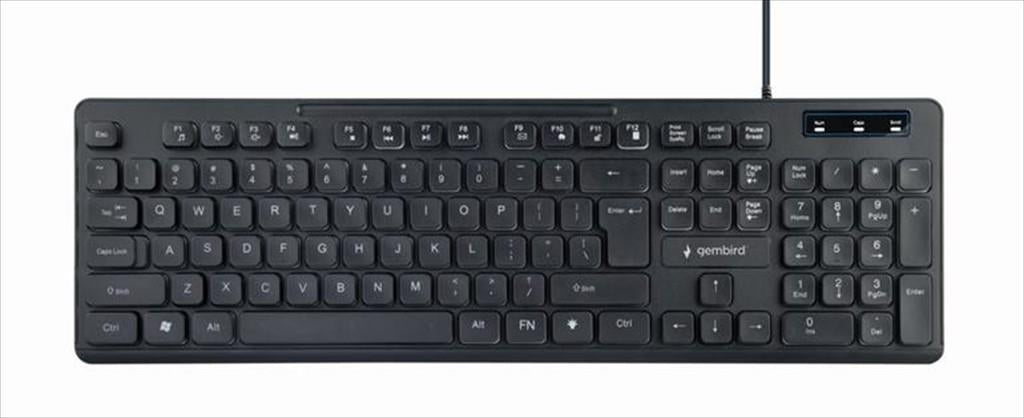 KEYBOARD WIRED USB GEMBIRD LED backlight, KB-UML-02
