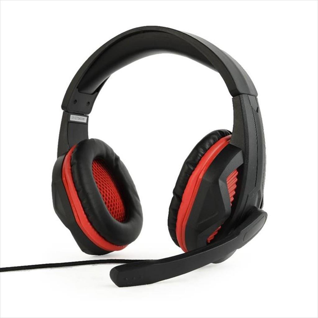 HEADPHONES GEMBIRD Gaming Black w/microphone 2x3,5mm, GHS-03