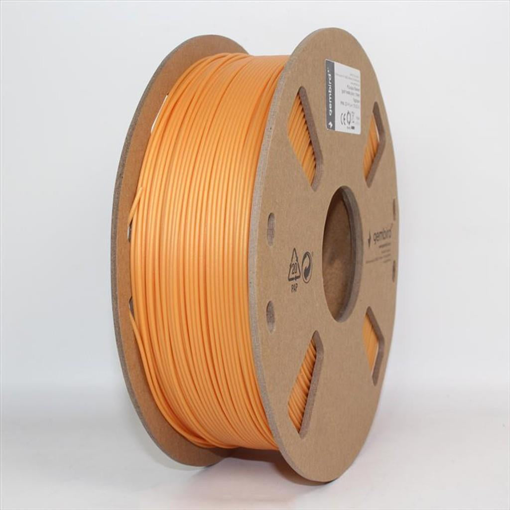 FILAMENT FOR 3D PRINTER PLA PLUS 1,75mm 1kg GEMBIRD Gold, 3DP-PLA+1.75-02-GL