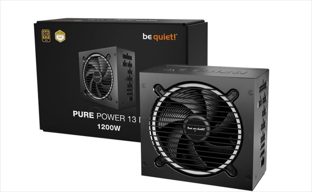 PSU 1200W BE QUIET! PURE POWER 13 M w/PCIe 5.1, 80 Plus GOLD FULL MODULAR, BP029EU