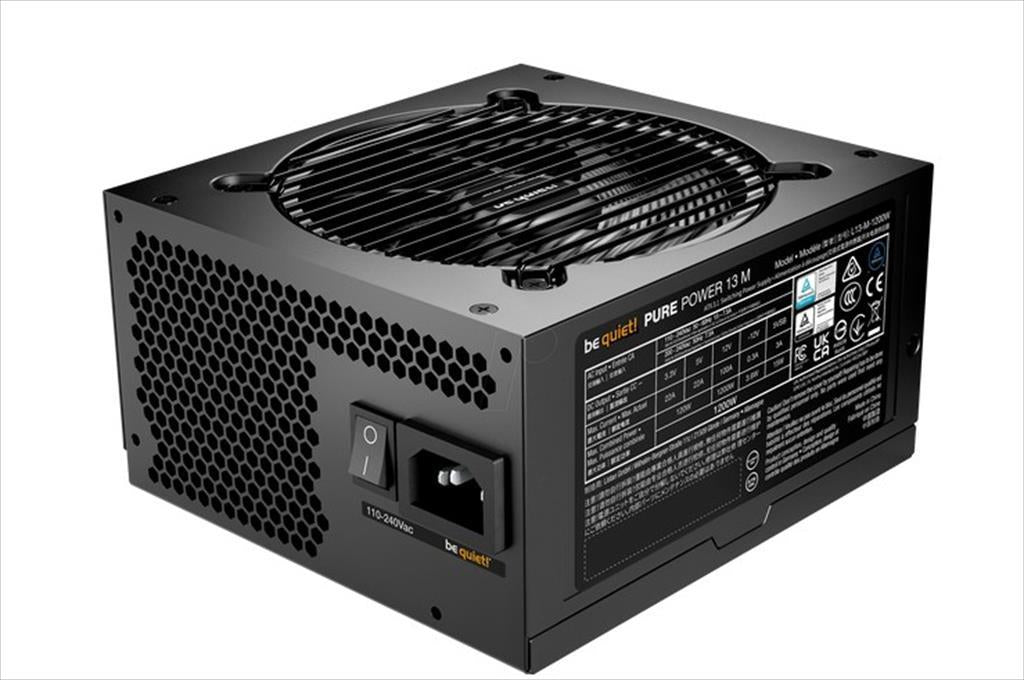 PSU 1200W BE QUIET! PURE POWER 13 M w/PCIe 5.1, 80 Plus GOLD FULL MODULAR, BP029EU