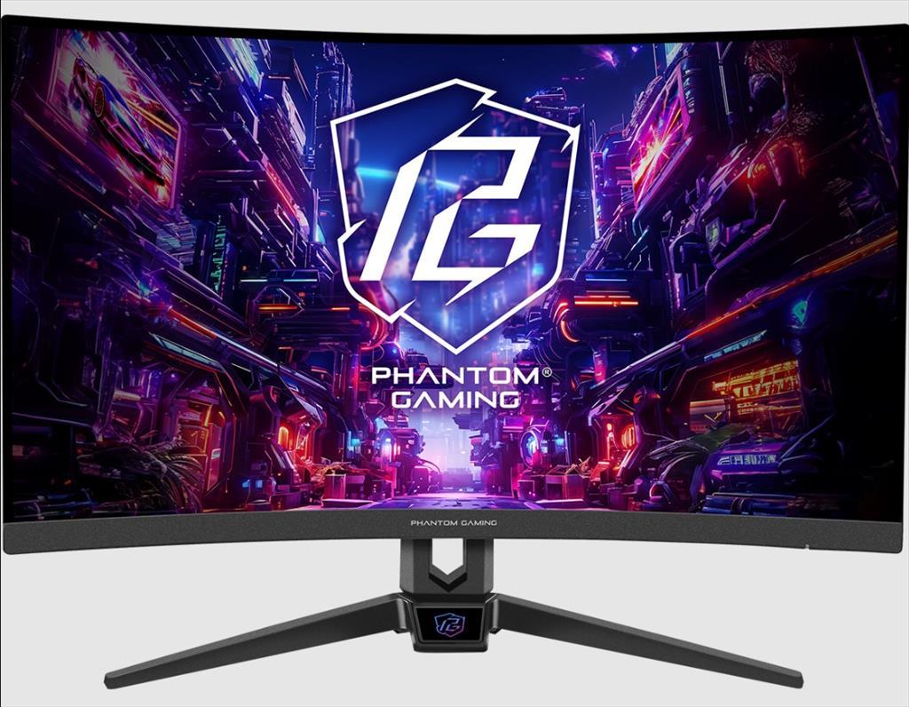 MONITOR 27" ASROCK PHANTOM GAMING PG27FRS1A CURVED, 1920 x 1080 at 280 Hz, VA Panel , AMD FreeSync Premium, 1ms, 2xHDMI 2.0, 1x DP, Swivel+Tilt, Speaker: 2Wx2, 90LXA0G0-A0E1A0V