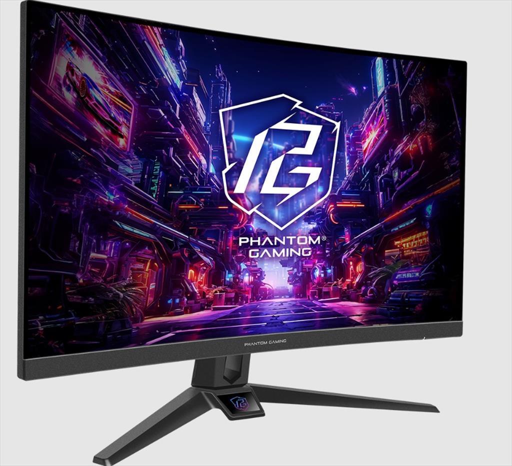 MONITOR 27" ASROCK PHANTOM GAMING PG27FRS1A CURVED, 1920 x 1080 at 280 Hz, VA Panel , AMD FreeSync Premium, 1ms, 2xHDMI 2.0, 1x DP, Swivel+Tilt, Speaker: 2Wx2, 90LXA0G0-A0E1A0V